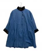 Yves Saint Laurentイヴサンローラン）の古着「オールドウールコート」｜ブルー