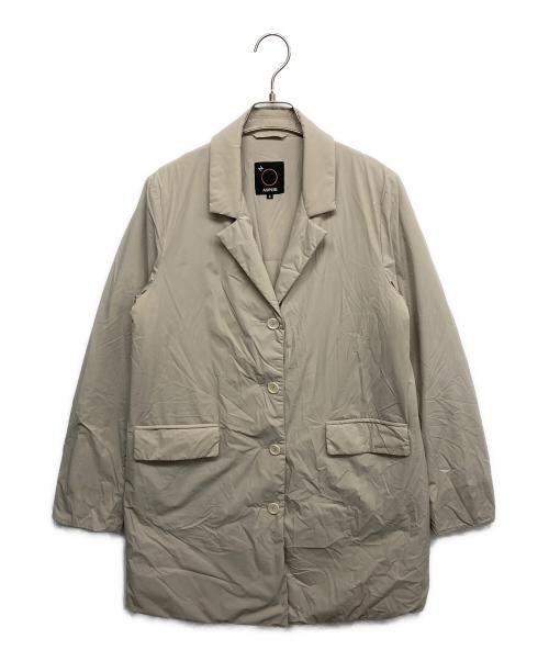 ASPESI（アスペジ）ASPESI (アスペジ) 中綿ナイロン チェスターコート ベージュ サイズ:Sの古着・服飾アイテム