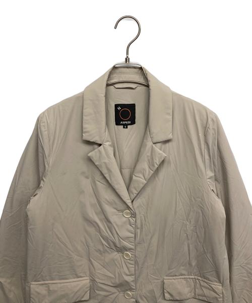 ASPESI（アスペジ）ASPESI (アスペジ) 中綿ナイロン チェスターコート ベージュ サイズ:Sの古着・服飾アイテム