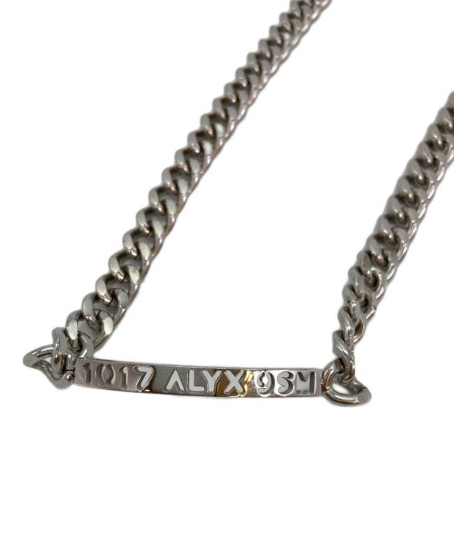 1017 ALYX 9SM（テンセブンティーン アリクス ナインエスエム）1017 ALYX 9SM (アリクス) チェーンネックレス シルバーの古着・服飾アイテム