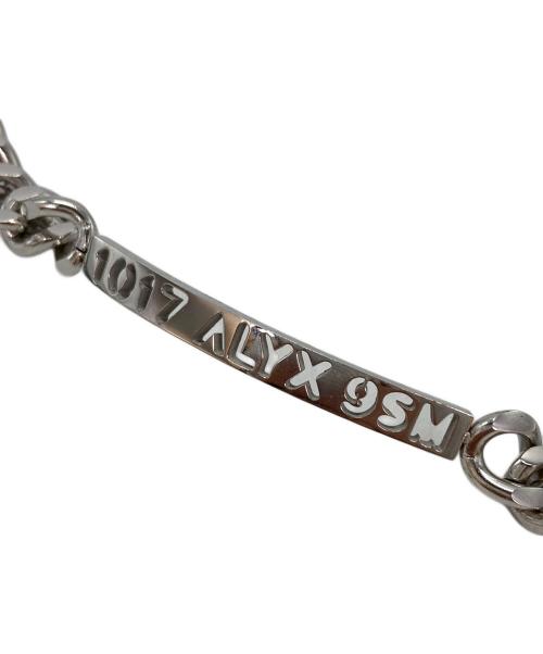 1017 ALYX 9SM（テンセブンティーン アリクス ナインエスエム）1017 ALYX 9SM (アリクス) チェーンネックレス シルバーの古着・服飾アイテム