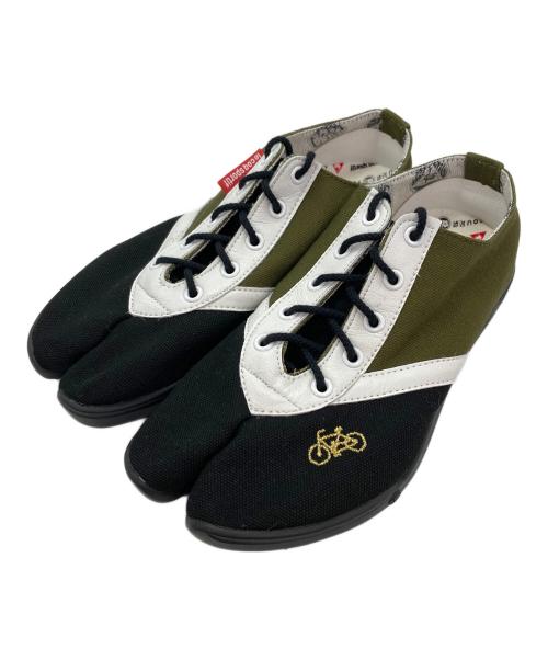 SOU・SOU（ソウソウ）SOU・SOU (ソウソウ) le coq sportif (ルコックスポルティフ) 足袋シューズ オリーブ サイズ:24の古着・服飾アイテム