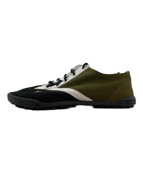 SOU・SOU（ソウソウ）SOU・SOU (ソウソウ) le coq sportif (ルコックスポルティフ) 足袋シューズ オリーブ サイズ:24の古着・服飾アイテム