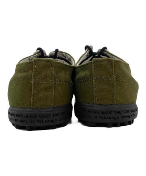 SOU・SOU（ソウソウ）SOU・SOU (ソウソウ) le coq sportif (ルコックスポルティフ) 足袋シューズ オリーブ サイズ:24の古着・服飾アイテム