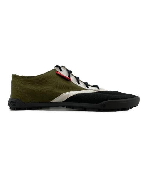 SOU・SOU（ソウソウ）SOU・SOU (ソウソウ) le coq sportif (ルコックスポルティフ) 足袋シューズ オリーブ サイズ:24の古着・服飾アイテム