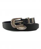 NOCONAノコナ）の古着「ウエスタンベルト」｜ブラック