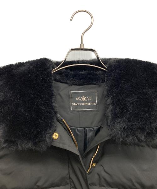 GRACE CONTINENTAL（（グレースコンチネンタル）GRACE CONTINENTAL (グレースコンチネンタル) ダウンジャケット ブラック サイズ:38の古着・服飾アイテム