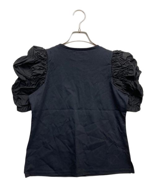 CELFORD（セルフォード）CELFORD (セルフォード) シャーリングスリーブカットソープルオーバー ブラック サイズ:38 未使用品の古着・服飾アイテム