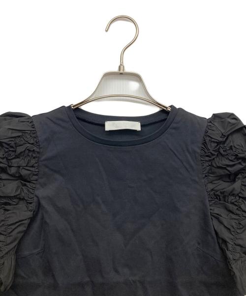 CELFORD（セルフォード）CELFORD (セルフォード) シャーリングスリーブカットソープルオーバー ブラック サイズ:38 未使用品の古着・服飾アイテム