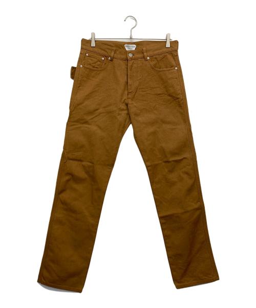 BOTTEGA VENETA（ボッテガベネタ）BOTTEGA VENETA (ボッテガベネタ) ダック地ペインターパンツ ブラウン サイズ:46の古着・服飾アイテム