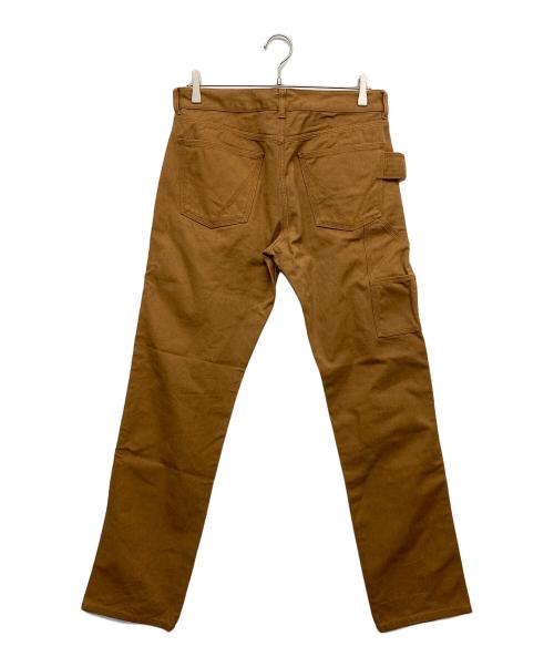 BOTTEGA VENETA（ボッテガベネタ）BOTTEGA VENETA (ボッテガベネタ) ダック地ペインターパンツ ブラウン サイズ:46の古着・服飾アイテム