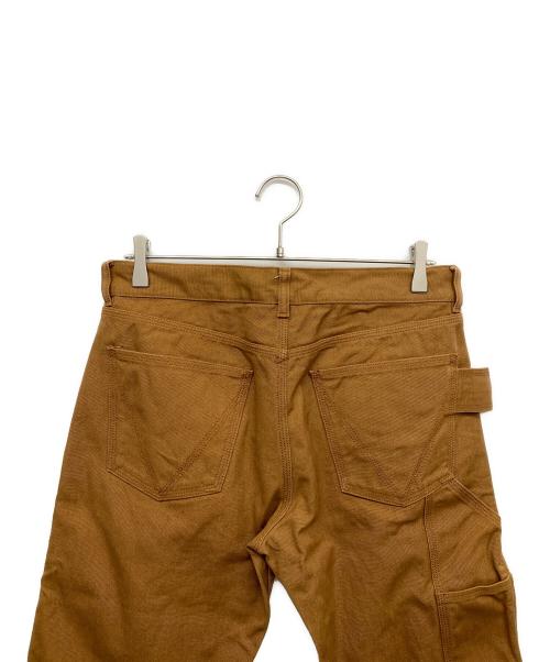 BOTTEGA VENETA（ボッテガベネタ）BOTTEGA VENETA (ボッテガベネタ) ダック地ペインターパンツ ブラウン サイズ:46の古着・服飾アイテム