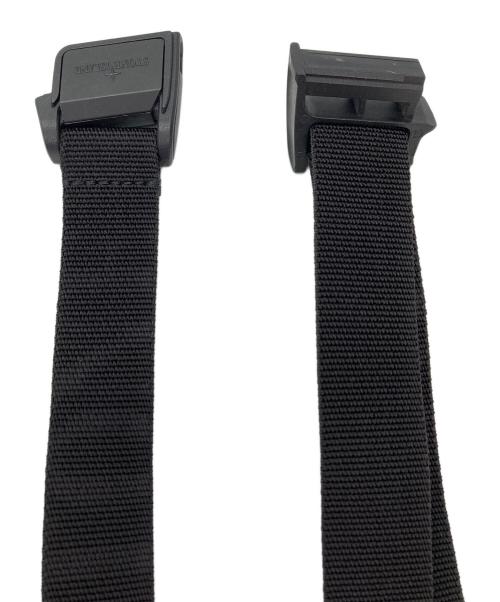 STONE ISLAND（ストーンアイランド）STONE ISLAND (ストーンアイランド) フィドロックロゴテープベルト ブラックの古着・服飾アイテム