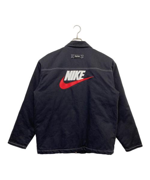 NIKE（ナイキ）NIKE (ナイキ) Supreme (シュプリーム) ダブル ジップ ワークジャケット ブラック サイズ:Mの古着・服飾アイテム