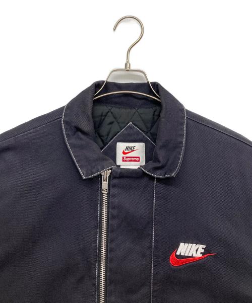 NIKE（ナイキ）NIKE (ナイキ) Supreme (シュプリーム) ダブル ジップ ワークジャケット ブラック サイズ:Mの古着・服飾アイテム