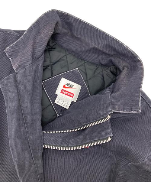 NIKE（ナイキ）NIKE (ナイキ) Supreme (シュプリーム) ダブル ジップ ワークジャケット ブラック サイズ:Mの古着・服飾アイテム