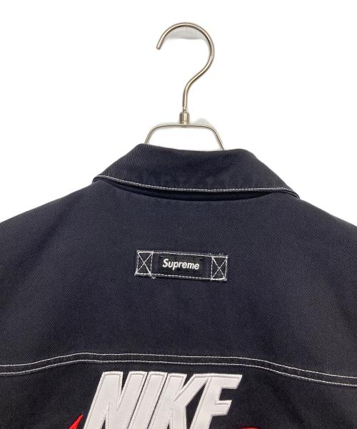 NIKE（ナイキ）NIKE (ナイキ) Supreme (シュプリーム) ダブル ジップ ワークジャケット ブラック サイズ:Mの古着・服飾アイテム