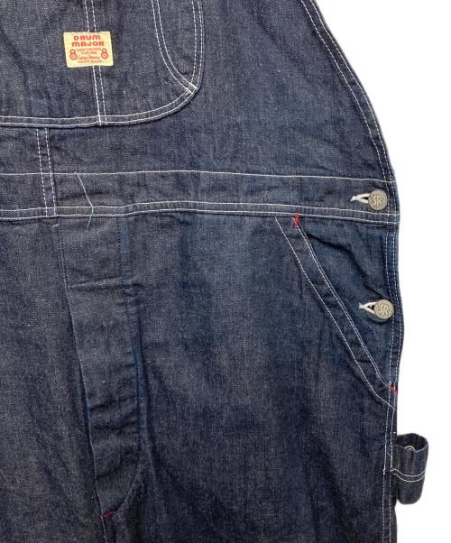DRUM MAJOR（ドラムメジャー）DRUM MAJOR (ドラムメジャー) オーバーオール インディゴ サイズ:記載無の古着・服飾アイテム