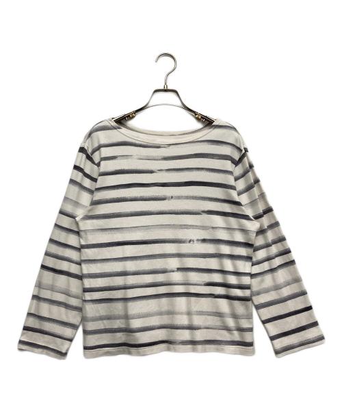 Porter Classic（ポータークラシック）Porter Classic (ポータークラシック) ボーダーカットソー ホワイト サイズ:XSの古着・服飾アイテム