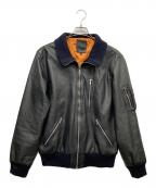 echtes lederエヒテス レーダァ）の古着「ドイツ軍フライトジャケット」｜ブラック