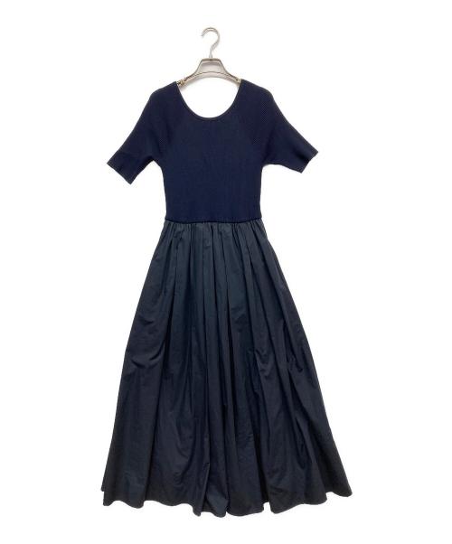 regleam（リグリーム）regleam (リグリーム) 切替ワンピース ネイビー サイズ:Mの古着・服飾アイテム