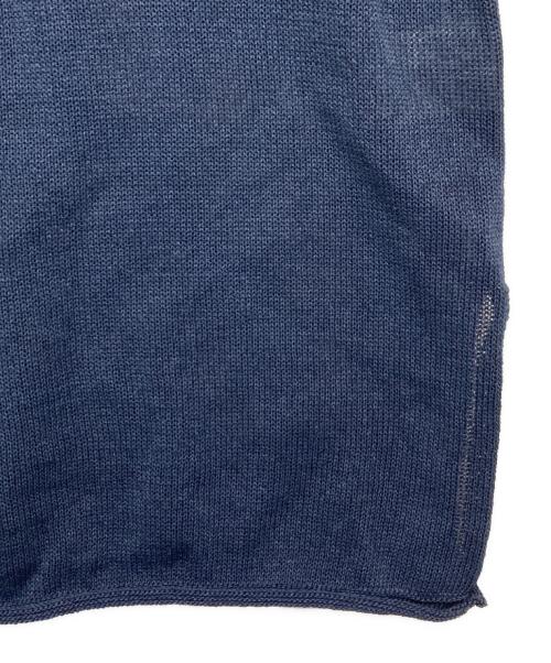 HER.（ハー）HER. (ハー) ペーパー混ニットプルオーバー ネイビー サイズ:Fの古着・服飾アイテム