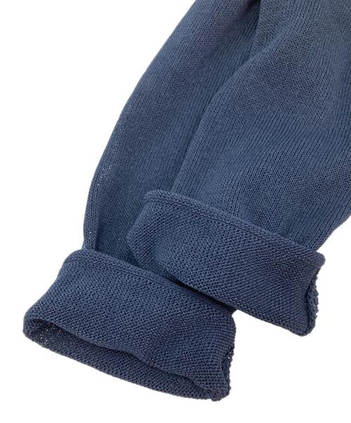 HER.（ハー）HER. (ハー) ペーパー混ニットプルオーバー ネイビー サイズ:Fの古着・服飾アイテム