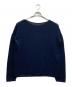 HER.（ハー）の古着「ペーパー混ニットプルオーバー」｜ネイビー
