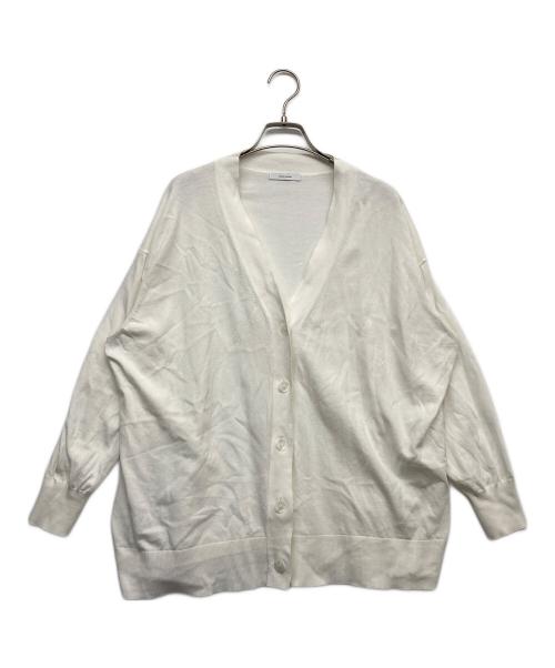 JOURNAL STANDARD（ジャーナルスタンダード）JOURNAL STANDARD (ジャーナルスタンダード) アイスコットンワイドVカーディガン ホワイト サイズ:FREEの古着・服飾アイテム