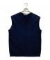 ETRE TOKYO（エトレトウキョウ）の古着「コットンカシミヤニットベスト」｜ネイビー
