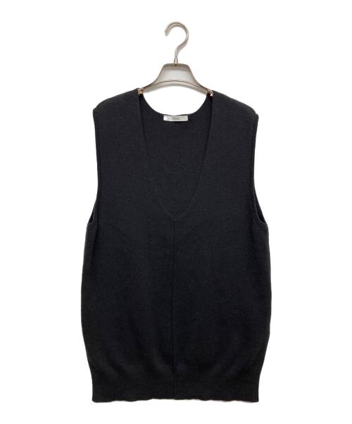 JOURNAL STANDARD relume（ジャーナルスタンダード レリューム）JOURNAL STANDARD relume (ジャーナルスタンダード レリューム) リネンレーヨン総針ベスト ブラック サイズ:Fの古着・服飾アイテム