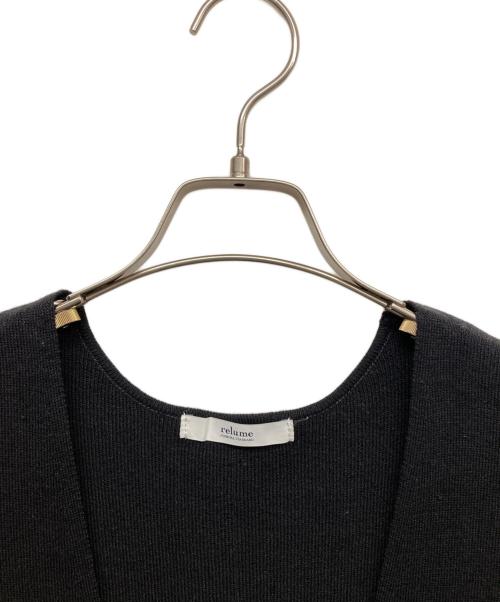 JOURNAL STANDARD relume（ジャーナルスタンダード レリューム）JOURNAL STANDARD relume (ジャーナルスタンダード レリューム) リネンレーヨン総針ベスト ブラック サイズ:Fの古着・服飾アイテム