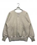 Champion REVERSE WEAVEチャンピオン リバース ウィーブ）の古着「1stパテントモデル クルーネックスウェットシャツ」｜ベージュ