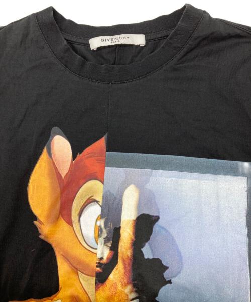 GIVENCHY（ジバンシィ）GIVENCHY (ジバンシィ) Disney (ディズニー) バンビ Tシャツ ブラック サイズ:Lの古着・服飾アイテム