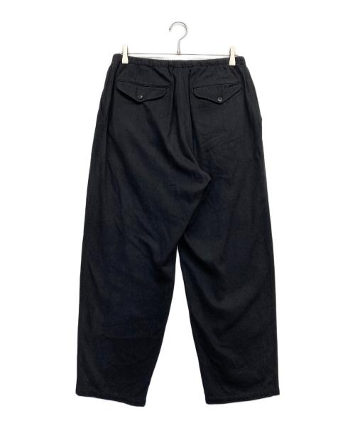 COMOLI（コモリ）COMOLI (コモリ) シルクネップドローストリングパンツ ブラック サイズ:2の古着・服飾アイテム