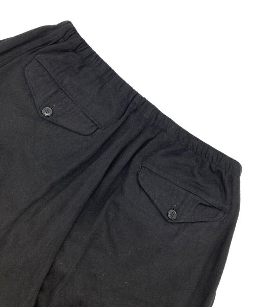 COMOLI（コモリ）COMOLI (コモリ) シルクネップドローストリングパンツ ブラック サイズ:2の古着・服飾アイテム