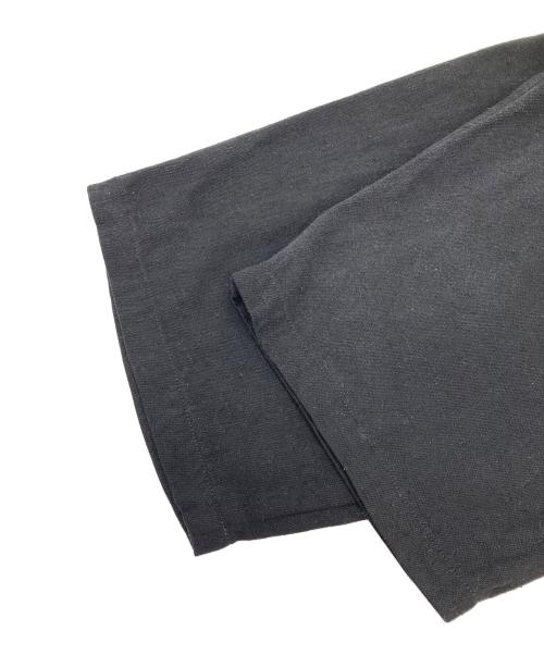 COMOLI（コモリ）COMOLI (コモリ) シルクネップドローストリングパンツ ブラック サイズ:2の古着・服飾アイテム