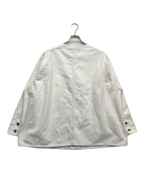 JOURNAL STANDARD（ジャーナルスタンダード）JOURNAL STANDARD (ジャーナルスタンダード) デニムカバーオール ホワイト サイズ:Fの古着・服飾アイテム