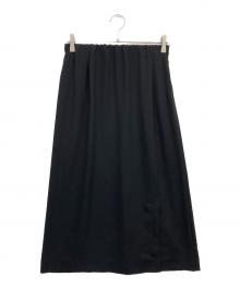 INDIVI（インディヴィ）の古着「Iラインスカート」｜ブラック