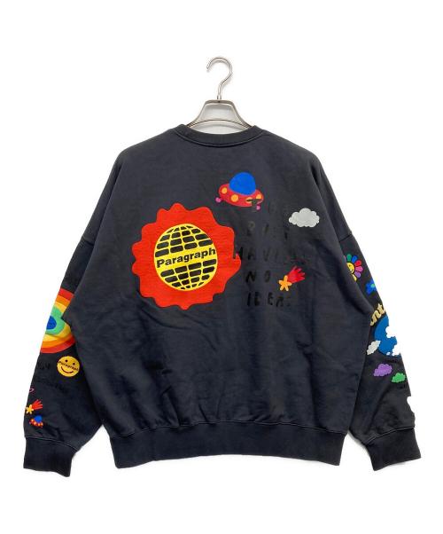 paragraph（パラグラフ）Paragraph (パラグラフ) プリントスウェット グレー サイズ:1の古着・服飾アイテム