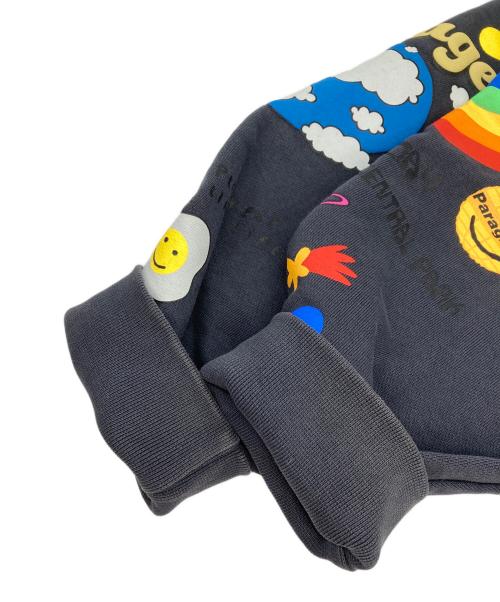 paragraph（パラグラフ）Paragraph (パラグラフ) プリントスウェット グレー サイズ:1の古着・服飾アイテム