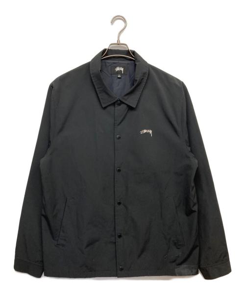 stussy（ステューシー）stussy (ステューシー) コーチジャケット ブラック サイズ:Ｌの古着・服飾アイテム