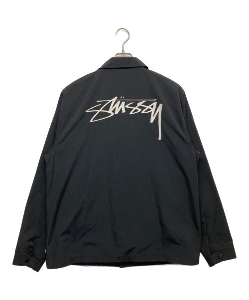 stussy（ステューシー）stussy (ステューシー) コーチジャケット ブラック サイズ:Ｌの古着・服飾アイテム