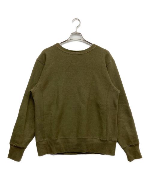 X-LARGE（エクストララージ）X-LARGE (エクストララージ) Champion REVERSE WEAVE (チャンピオン リバース ウィーブ) プリントスウェット オリーブ サイズ:Lの古着・服飾アイテム
