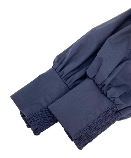 #Newans（ハッシュニュアンス）#Newans (ハッシュニュアンス) ダブルフリルヘムシャツ ネイビー サイズ:1の古着・服飾アイテム