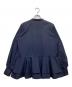 #Newans (ハッシュニュアンス) ダブルフリルヘムシャツ ネイビー サイズ:1：6000円