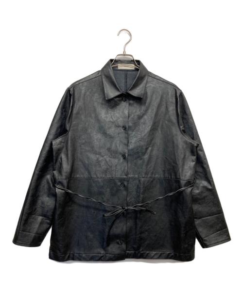 OHOTORO（オオトロ）OHOTORO (オオトロ) フェイクレザージャケット ブラック サイズ:記載無の古着・服飾アイテム