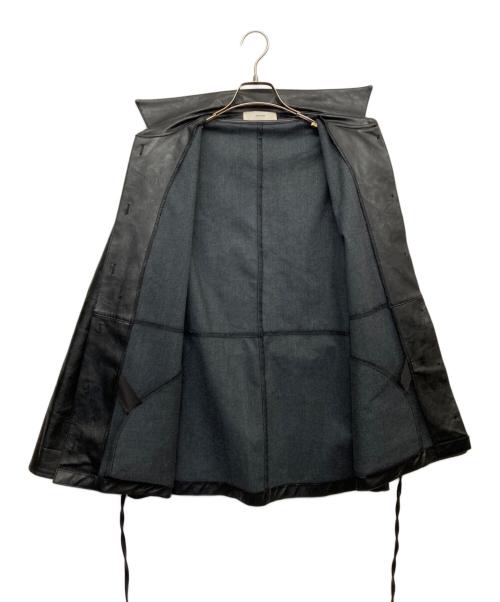 OHOTORO（オオトロ）OHOTORO (オオトロ) フェイクレザージャケット ブラック サイズ:記載無の古着・服飾アイテム