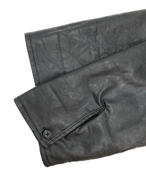 OHOTORO（オオトロ）OHOTORO (オオトロ) フェイクレザージャケット ブラック サイズ:記載無の古着・服飾アイテム