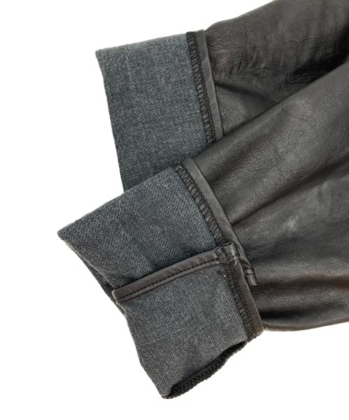 OHOTORO（オオトロ）OHOTORO (オオトロ) フェイクレザージャケット ブラック サイズ:記載無の古着・服飾アイテム